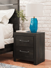 Warmstead Furniture - Ashley Furniture - Hollivern Bedroom - Twin Panel Bed with Storage / Dark Gray - PCB2108B18